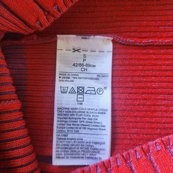 Banana Republic Color-Blocked Sweater Small Multicolor Crew Neck Long Sleeve - Picture 4 of 10